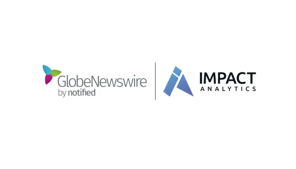 Collaborative logo between Impact Analytics and Globe Newswire