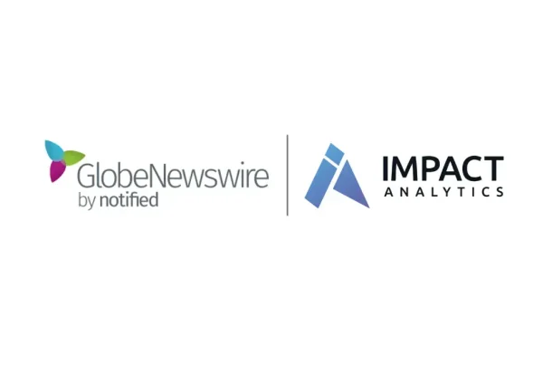 Collaborative logo between Impact Analytics and Globe Newswire